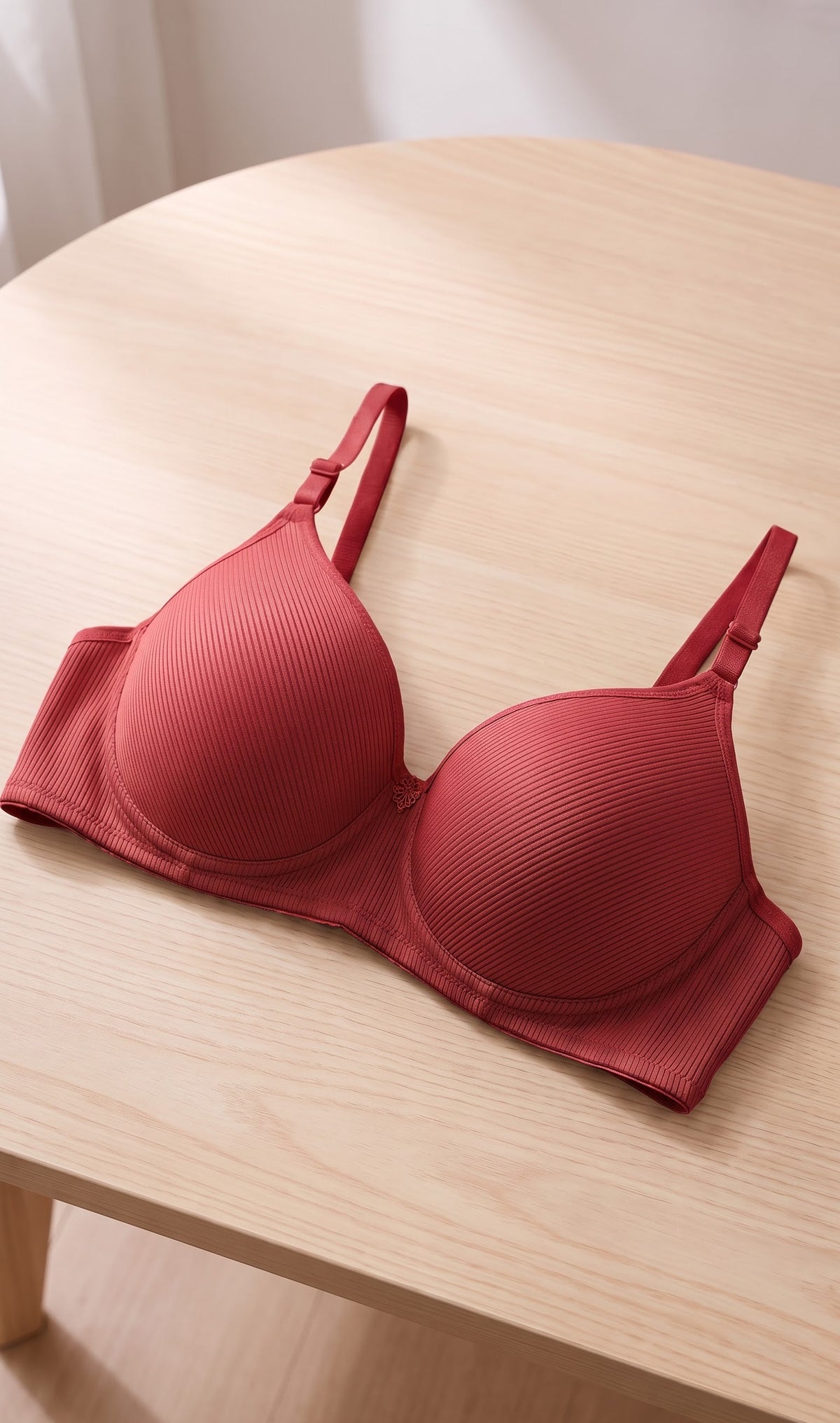 Ribbed T-Shirt Bra, padded