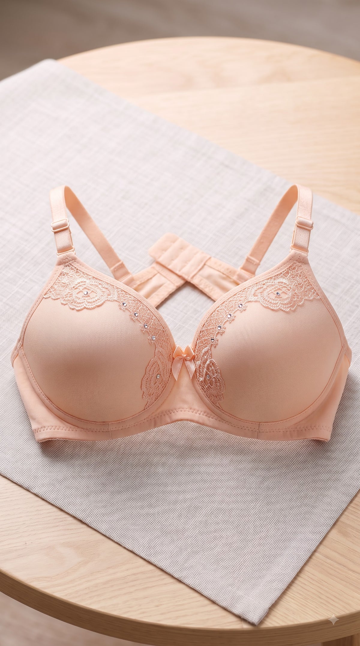 Embellished Lace Push-Up & T-Shirt Bra