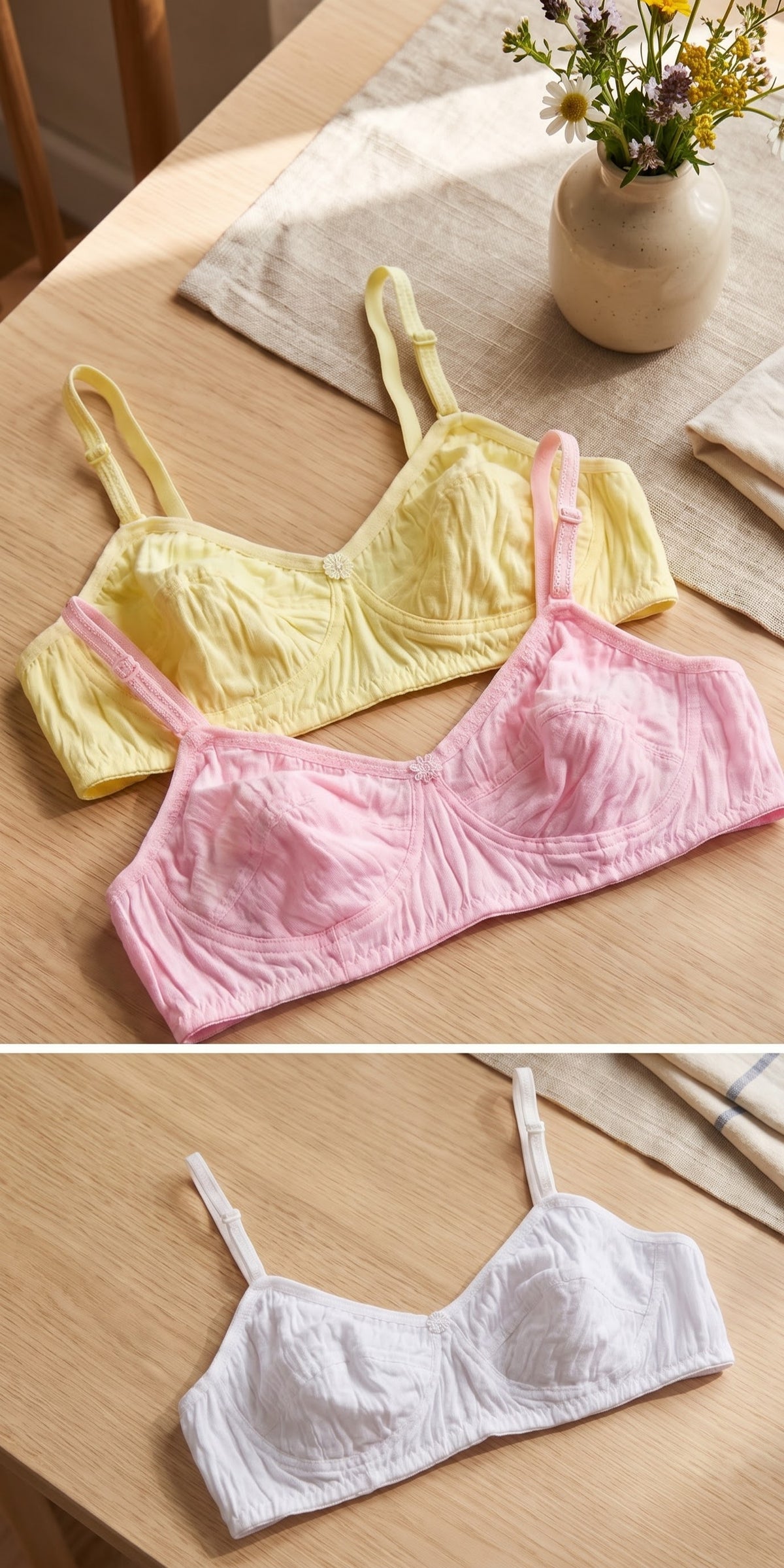 Essential 3-Pack Hosiery Bras