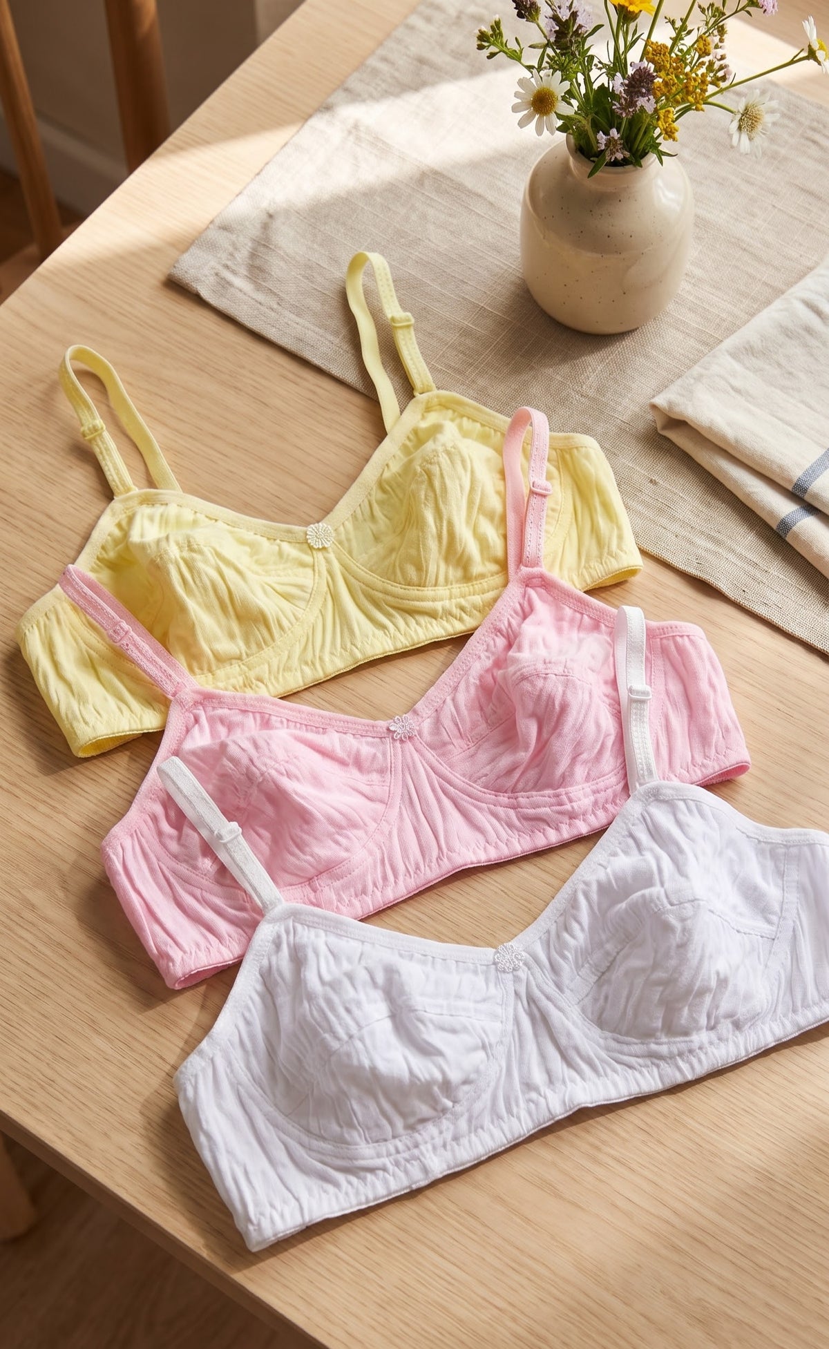 Essential 3-Pack Hosiery Bras