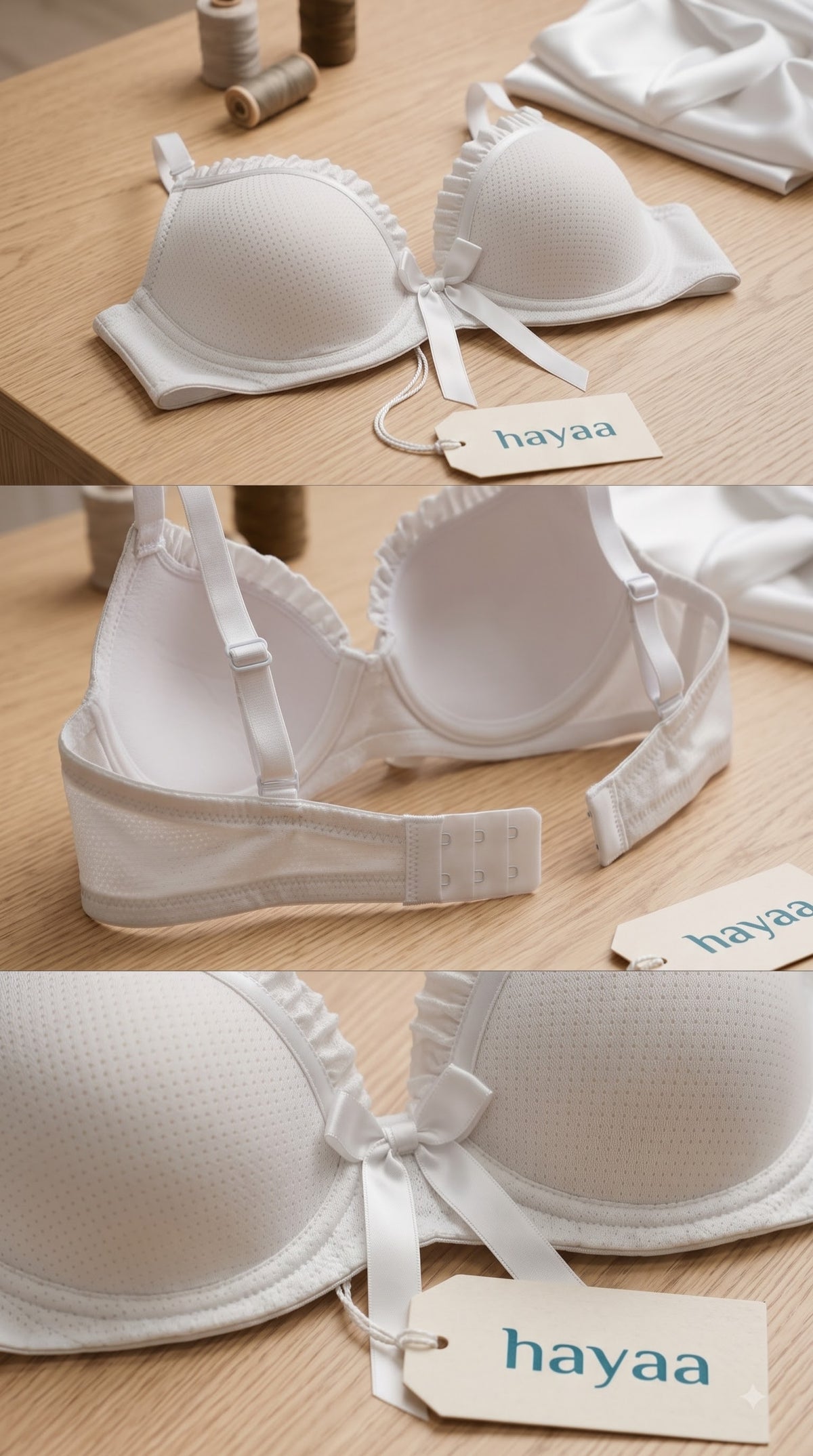 Polka Dot Push-Up Bra