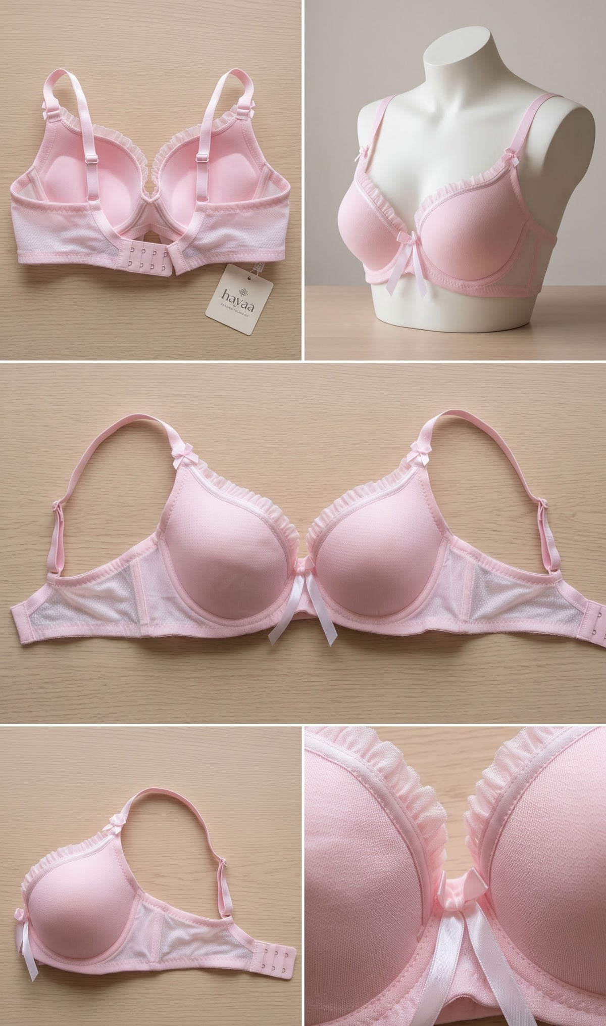 Polka Dot Push-Up Bra