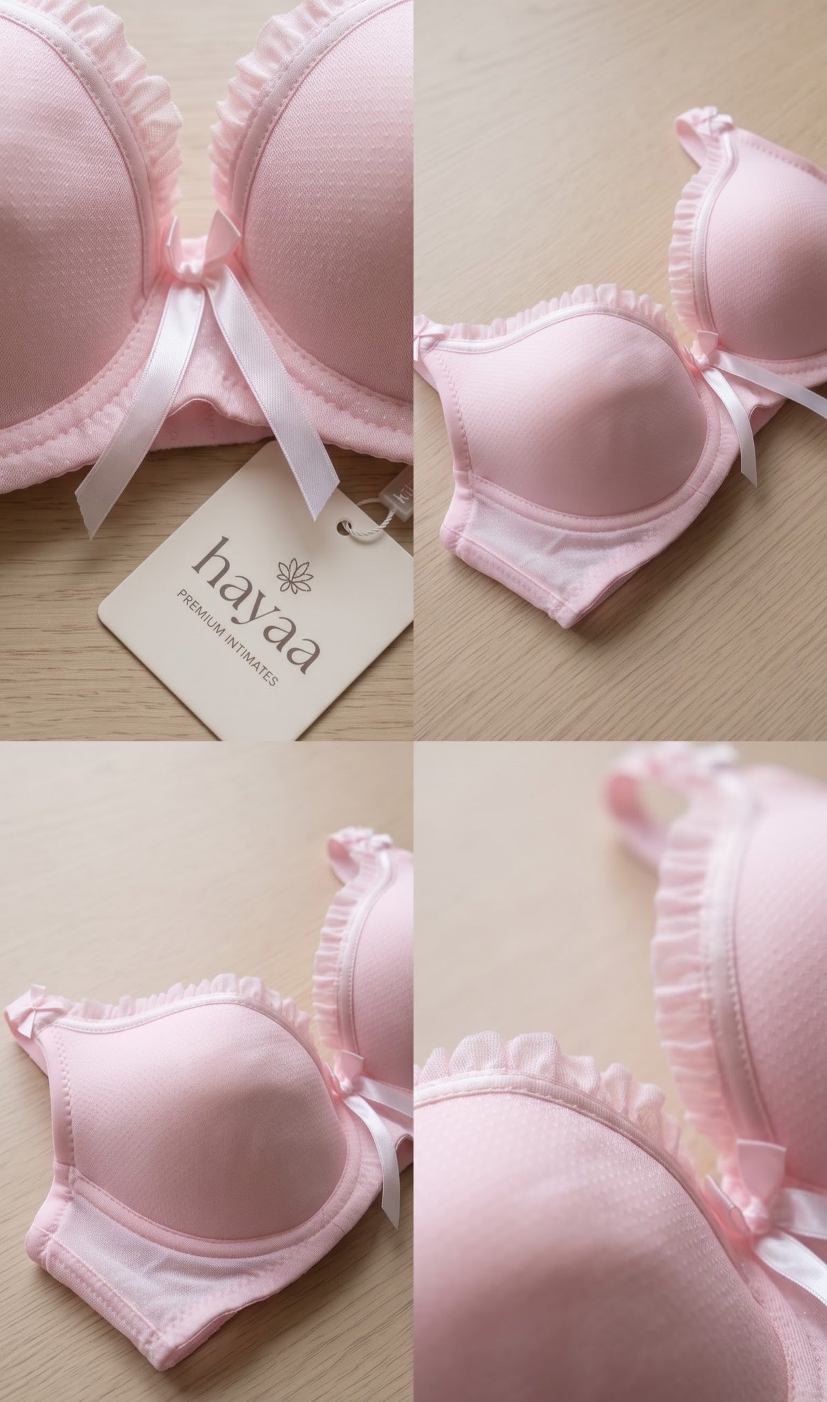 Polka Dot Push-Up Bra