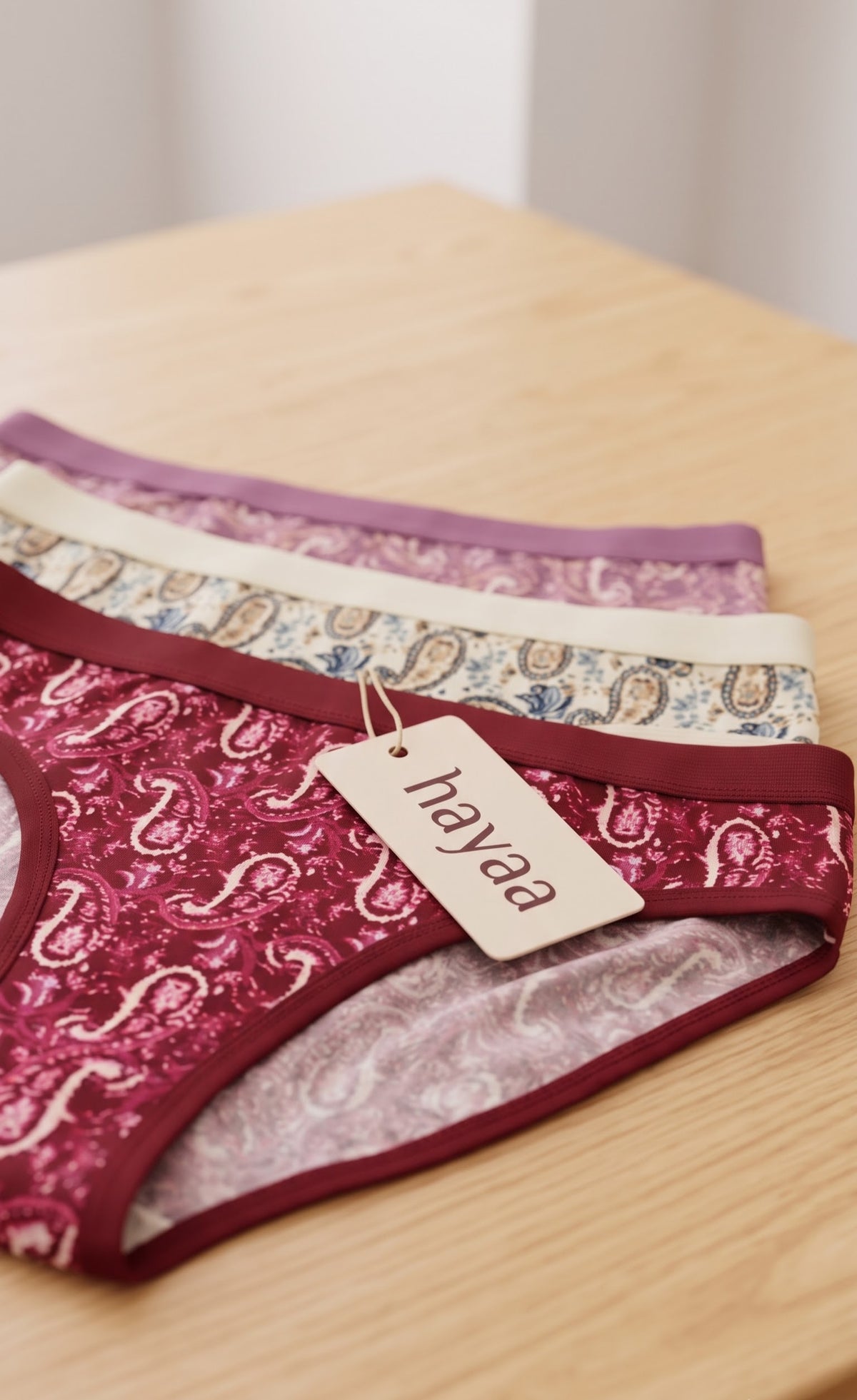 Hipster Style - Full Coverage Panties, Pack of 3.