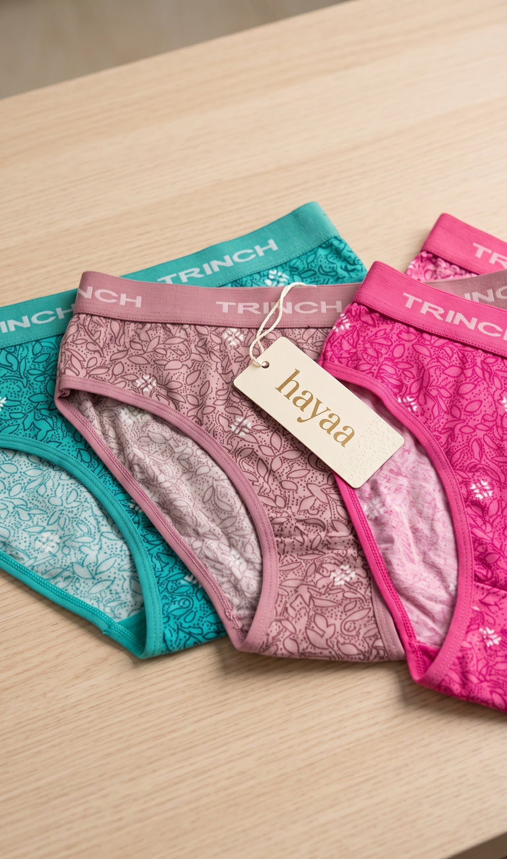 Hipster Style - Full Coverage Panties, Pack of 3
