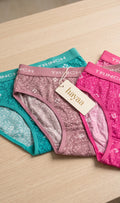 Hipster Style - Full Coverage Panties, Pack of 3