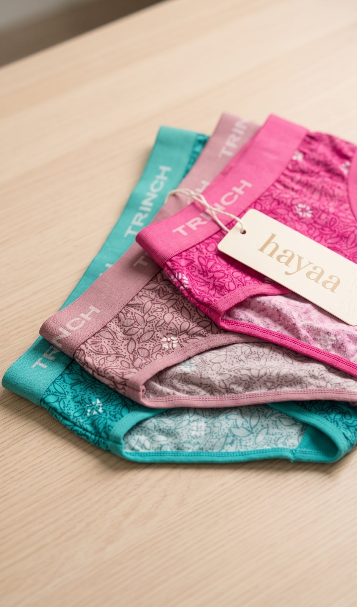 Hipster Style - Full Coverage Panties, Pack of 3