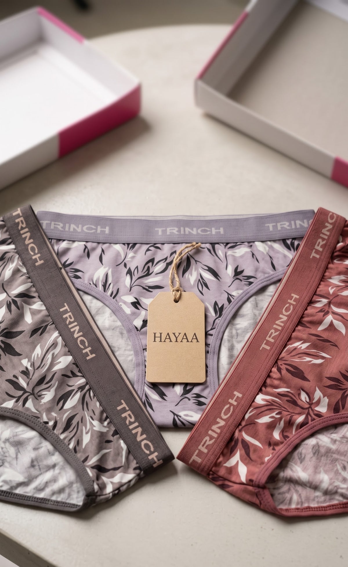 Hipster Style - Full Coverage Panties, Pack of 3.