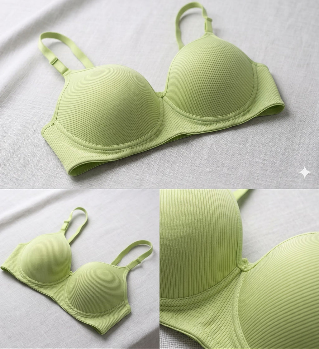 Ribbed T-Shirt Bra