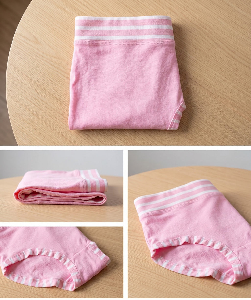 Korean Style Panties pack of 3 (Assorted colours)