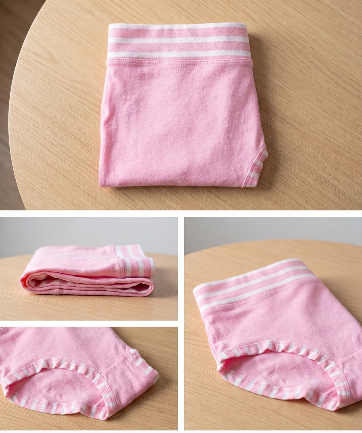 Korean Style Panties pack of 3 (Assorted colours)